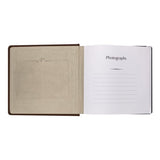 Prestige Brown Leather Slip-in Photo Album 300 Photos