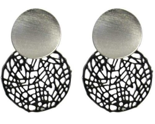 Earring - FiligreeCirclesSilv