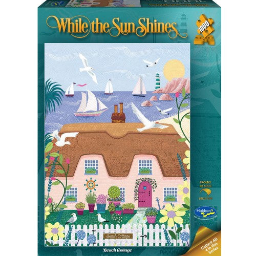 Jigsaw Puzzle - While the Sun Shines Beach Cottage (1000pcs)