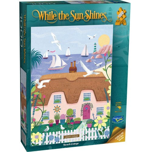 Jigsaw Puzzle - While the Sun Shines Beach Cottage (1000pcs)