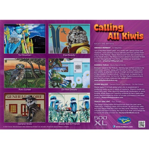 Jigsaw Puzzle - Calling all Kiwis Ewe Beauty (500 XL Piece)