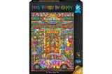 Jigsaw Puzzle - Dont Worry Be Happy The Happy Hippy Shop (1000pcs)