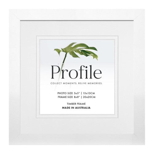 Elegant Deluxe White Square Photo Frames - Type 1