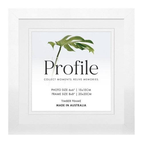Elegant Deluxe White Square Photo Frames - Type 1