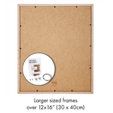 PROFILE ELEGANT DELUXE WHITE 11X14/8X10 PHOTO FRAME