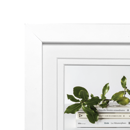 PROFILE ELEGANT DELUXE WHITE 11X14/8X10 PHOTO FRAME