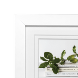 PROFILE ELEGANT DELUXE WHITE 11X14/8X10 PHOTO FRAME