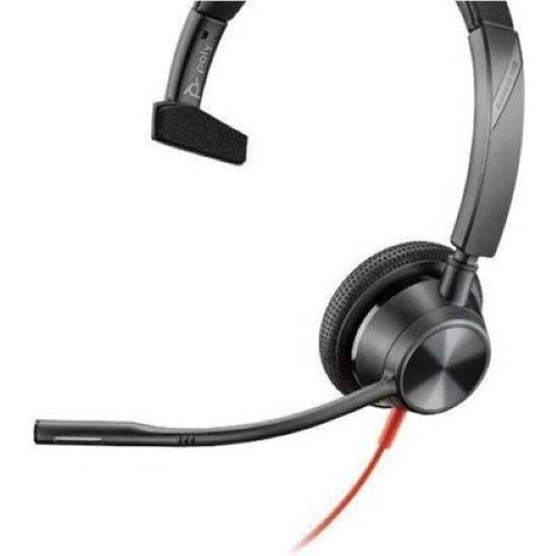 HP Poly Blackwire 3310 Monaural USB-C Headset +USB-C/A Adapter (8X215AA)