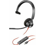 HP Poly Blackwire 3310 Monaural USB-C Headset +USB-C/A Adapter (8X215AA)