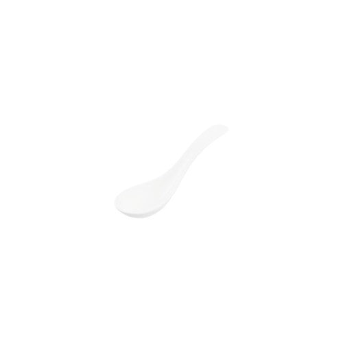 White Chinese Spoon 130x40x30mm - Tablekraft- Set of  24