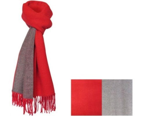 Scarf -Silk-touch Red