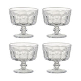 Set Of 4 Pearl Ridge Mini Trifle Bowls