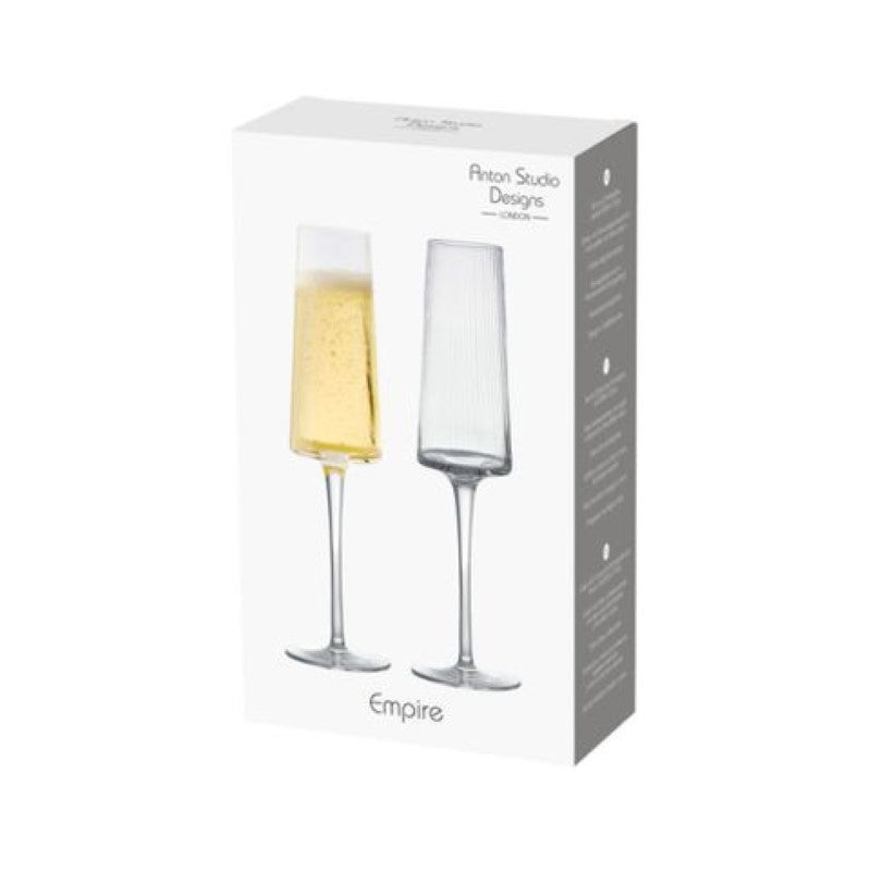 ASD Empire Champagne Flute Clear (Set 2)