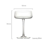 ASD Empire Champagne Saucer Clear (Set 2