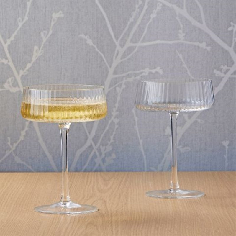 ASD Empire Champagne Saucer Clear (Set 2