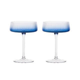 ASD Empire Champagne Saucer Blue (Set 2)