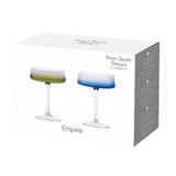 ASD Empire Champagne Saucer Blue (Set 2)