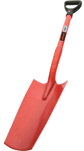 Atlas Trade Steel Handle Poly D Trenching Spade