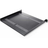 2-Pack 1U Server Rack Shelf Vented