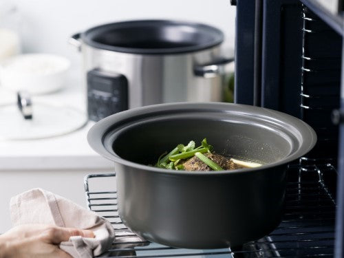 Bistro Slow Cooker 3.7L  - Stainless Steel - GreenPan