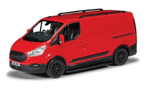 Diecast Cars - 1/43 Ford Transit CstmTrailRed