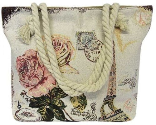 Rope Tote Paris Eiffel