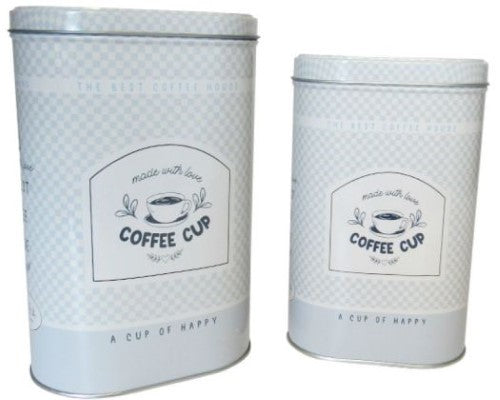Coffee Tins Cup of Happy