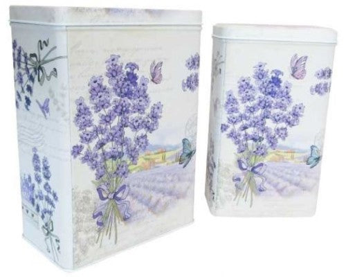 Coffee Tins Lavender