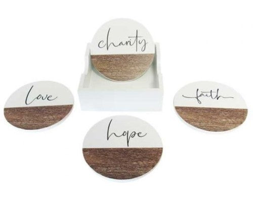 Faith Coasters Set 4
