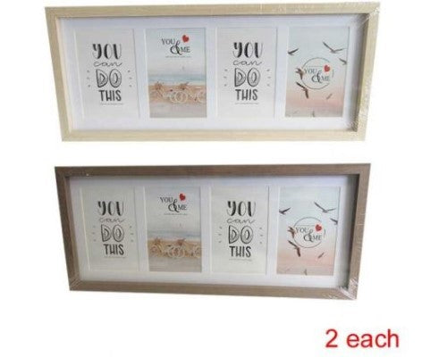 Photo Frame - Beech Tones  Set of 4