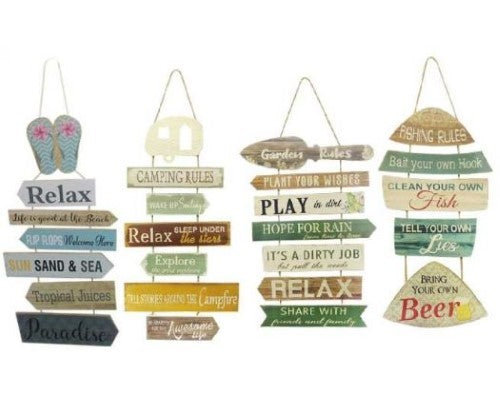 Wall Art - Rules Hangers  Set of 4