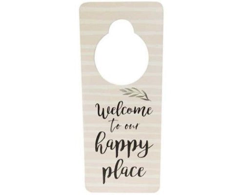 Wall Art - Door Sign Happy Place