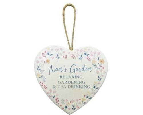 Wall Art - Garden Heart Hanger Nan