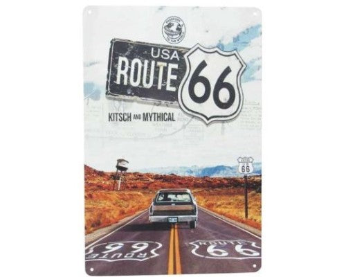 Wall Art Tin - Route 66 Arizona