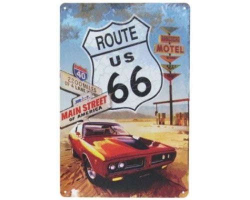 Wall Art Tin - R66 Main St