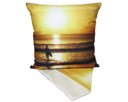 Cushion Cover -  NZ Surfer Sunrise