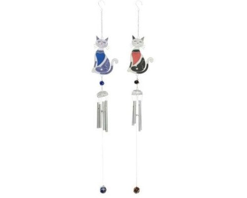 Garden Glass Bell Cat Set of 4
