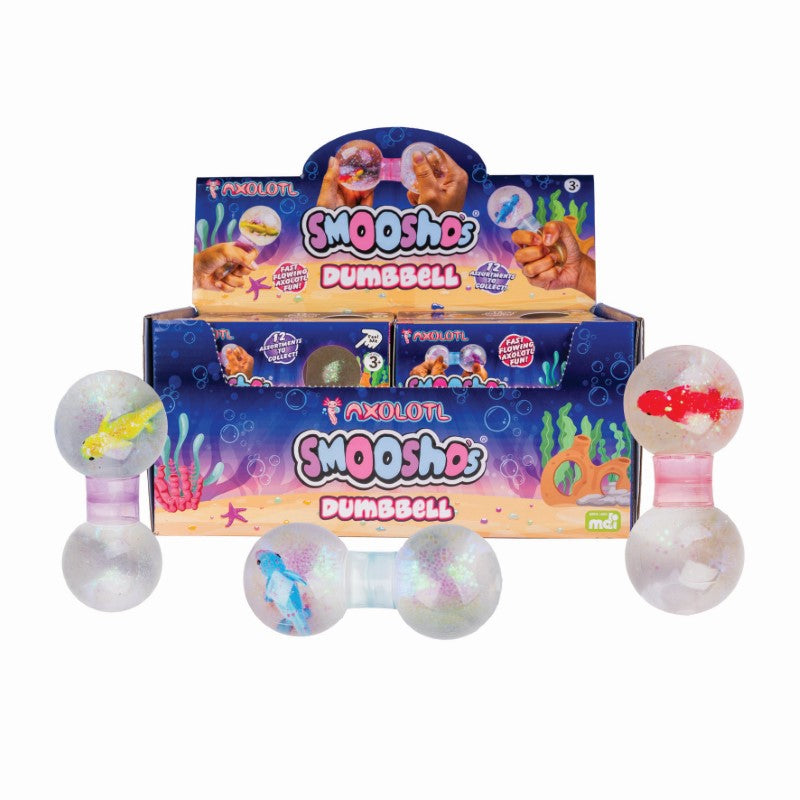 Smoosho's Axolotl Dumbbell (Set of 12 Assorted)