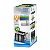 Aquatic Filter Media M Filter Cartridges for tanks 40L+ 3pk