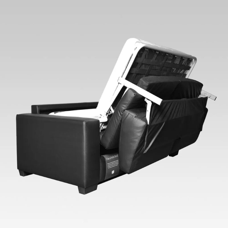 Sofa Bed - Makers Black PU (Double)