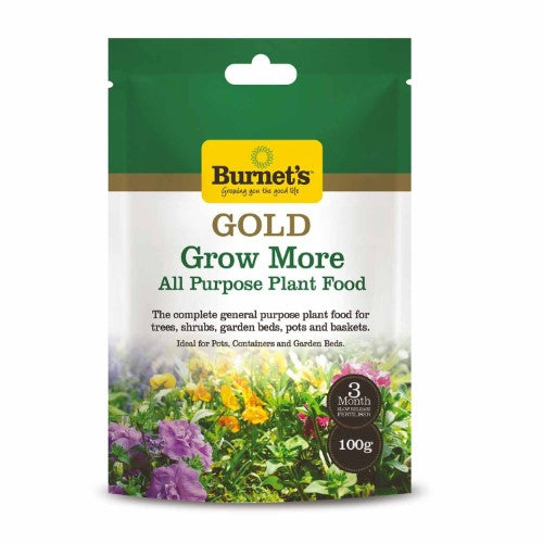 Plant Food - Burnet's Gold Grow More (100g)
