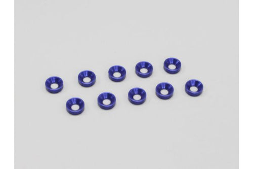 Kyosho Part - M3 Flat Head Washer Blue (10)