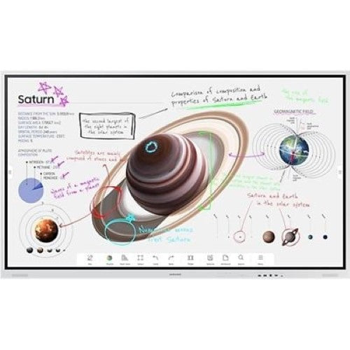 Samsung 75" FLIP WM75B SERIES DIGITAL INTERACTIVE FLIPCHART (LH75WMBWLGCXXY)