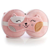 Travel Mask & Pillow - Smoosho's Pals Cat