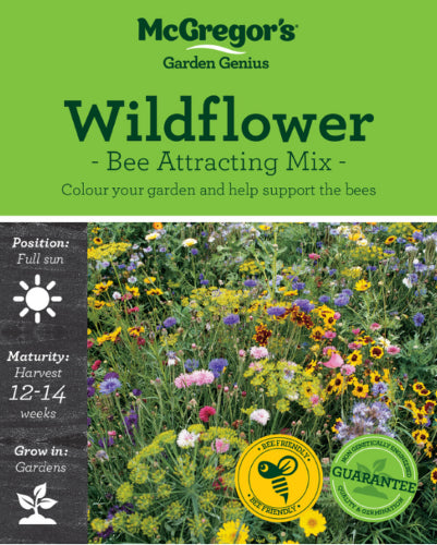McGregor's Wildflower Bee Attracting Mix Seed Packet