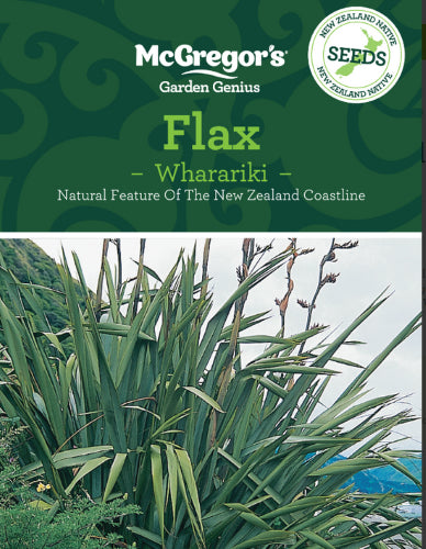 McGregor's Flax N.Z. Native Seed Packet