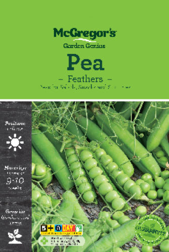 McGregor's Pea Feathers Seed Packet