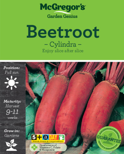 McGregor's Beetroot Cylindra Vegetable Seed Packet