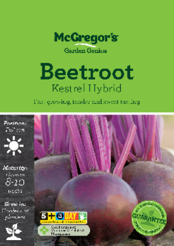McGregor's Beetroot Kestrel Hybrid Seed Packet