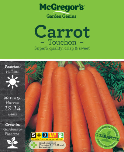 McGregor's Carrot Touchon Vegetable Seed Packet